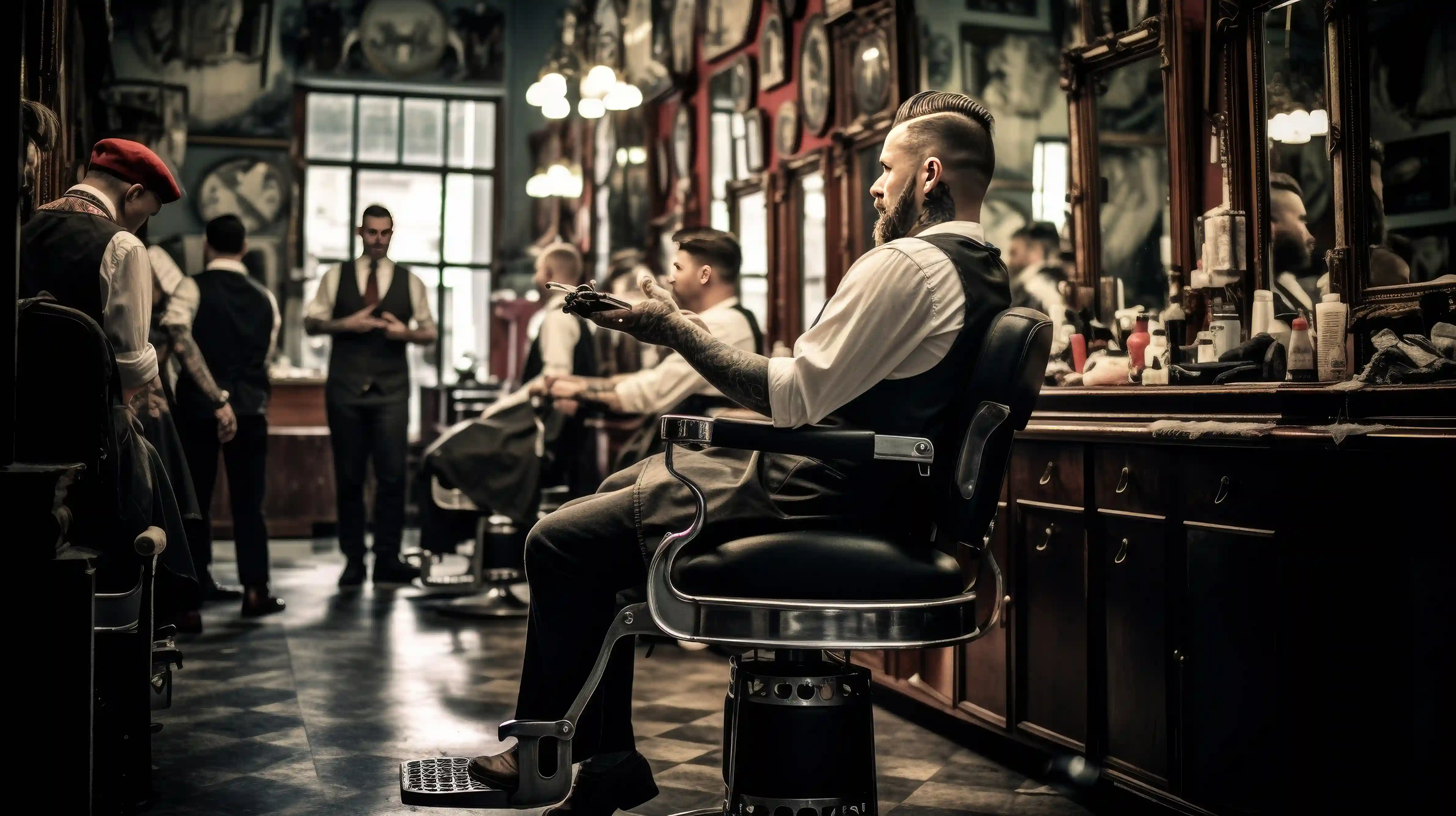 Hubsy Play Barbershop Interior